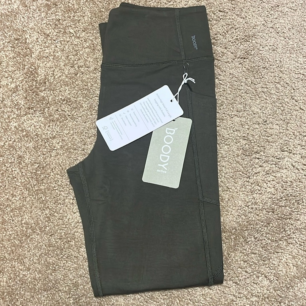 Women’s Boody dark olive size small leggings